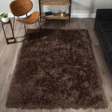 Dalyn Rugs Impact IA100 Tufted 100% Polyester Transitional Rug Chocolate 8' x 8' IA100CH8SQ