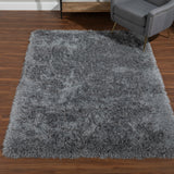 Dalyn Rugs Impact IA100 Tufted 100% Polyester Transitional Rug Pewter 8' x 8' IA100PE8SQ