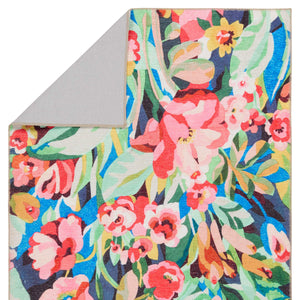 Jaipur Living Vibe by Jaipur Living Lavatera Floral Polyester Indoor Outdoor Runner Rug 4'2"X6' RUG157165