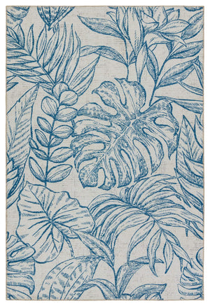 Jaipur Living Vibe by Jaipur Living Tropic Flatweave Polyester Indoor Outdoor Floral Runner Rug 7'6"X10' RUG157177