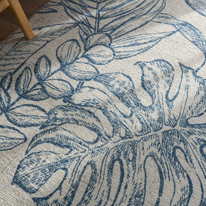 Jaipur Living Vibe by Jaipur Living Tropic Flatweave Polyester Indoor Outdoor Floral Runner Rug 7'6"X10' RUG157177