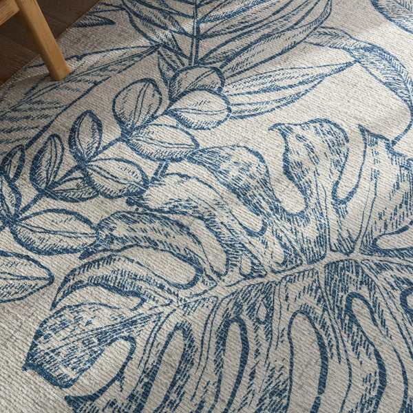 Jaipur Living Vibe by Jaipur Living Tropic Flatweave Polyester Indoor Outdoor Floral Runner Rug 7'6"X10' RUG157177