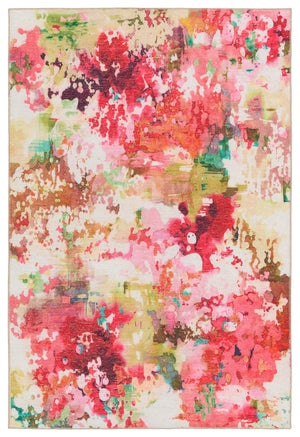 Jaipur Living Vibe by Jaipur Living Ibis Floral Polyester Flatweave Runner for Entryways and Patios 4'2"X6' RUG157185