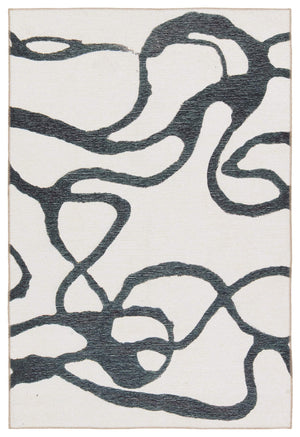 Jaipur Living Vibe by Jaipur Living Abstract Flatweave Polyester Runner Rug for Hallway or Patio 7'6"X10' RUG157685