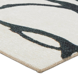 Jaipur Living Vibe by Jaipur Living Abstract Flatweave Polyester Runner Rug for Hallway or Patio 7'6"X10' RUG157685