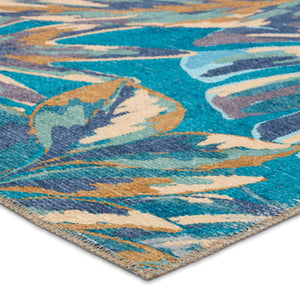 Jaipur Living Vibe by Jaipur Living Cantania Flatweave Polyester Runner Tropical Abstract Indoor Outdoor Rug 9'X12' RUG157691