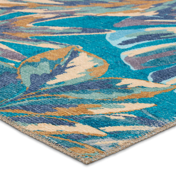 Jaipur Living Vibe by Jaipur Living Cantania Flatweave Polyester Runner Tropical Abstract Indoor Outdoor Rug 9'X12' RUG157691