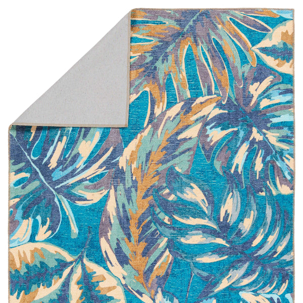 Jaipur Living Vibe by Jaipur Living Cantania Flatweave Polyester Runner Tropical Abstract Indoor Outdoor Rug 9'X12' RUG157691