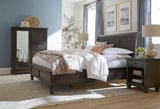 Cambridge Cracked Pepper Queen Bed Sleigh Non Storage ICB-403-PPR-1,ICB-402L-PPR-1,ICB-400-PPR-KD-1 Aspenhome