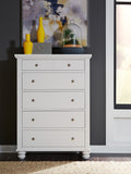 Cambridge White Chest ICB-456-WHT-5 Aspenhome