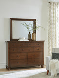 Cambridge Classic Cherry Chesser Mirror ICB-463-CLC Aspenhome