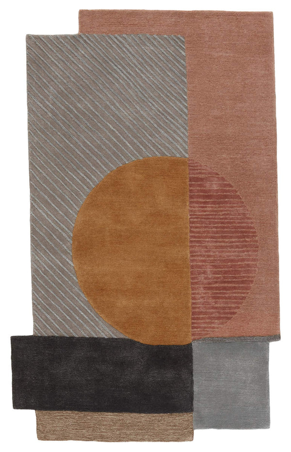 Jaipur Living Jaipur Living Synovah Hand Tufted Wool Viscose Geometric Rug for Modern Interiors 8'X12'8" RUG149636
