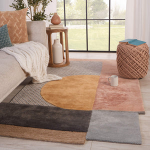Jaipur Living Jaipur Living Synovah Hand Tufted Wool Viscose Geometric Rug for Modern Interiors 8'X12'8" RUG149636