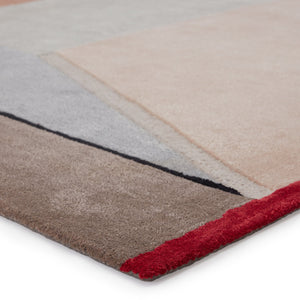 Jaipur Living Jaipur Living Tauri Hand Tufted Wool Viscose Geometric Area Rug for Modern Interiors 8'X8' RUG149642