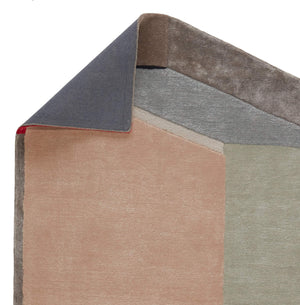 Jaipur Living Jaipur Living Tauri Hand Tufted Wool Viscose Geometric Area Rug for Modern Interiors 8'X8' RUG149642