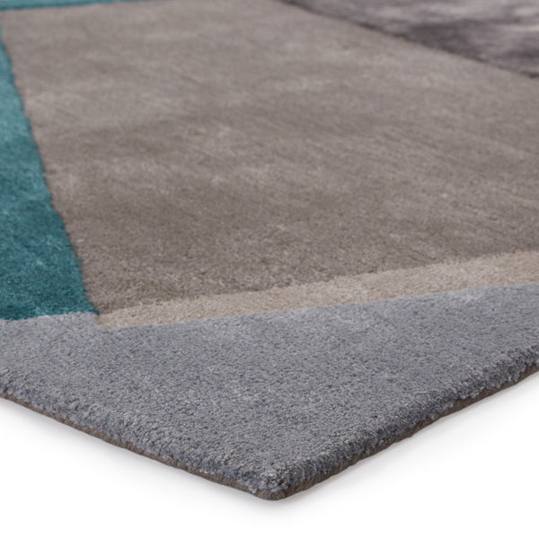 Jaipur Living Jaipur Living Fayruz Hand Tufted Wool Viscose Geometric Rug for Modern Interiors 10' X 9'2" RUG149646