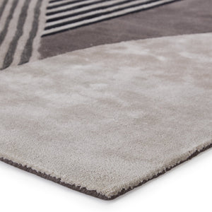Jaipur Living Jaipur Living Ginata Hand-tufted Wool Viscose Geometric Rug Carved Pile Modern RUG149648