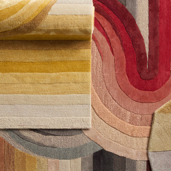 Jaipur Living Iconic Trillare ICO13 Handmade Hand Tufted Indoor Rug Yellow 6' x 9'