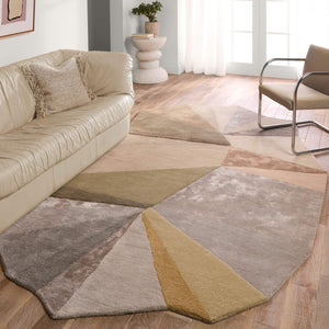 Jaipur Living Jaipur Living Sabha Wool Viscose Abstract Geometric Rug Artisan Tufted Accent RSW104721