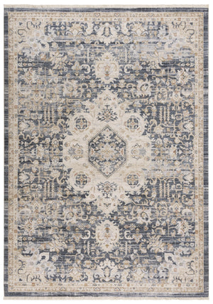 Rizzy Iconic ICO757 Power Loomed Traditional Polyester/Propylene Rug Blue 8'10" x 11'10"
