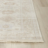 Rizzy Iconic ICO764 Power Loomed Traditional Polyester/Propylene Rug Natural  8'10" x 11'10"