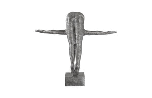 Phillips Collection Diving Sculpture by Timbul Raharjo - Handcrafted Aluminum Art Piece for Modern & Eclectic Spaces ID100686