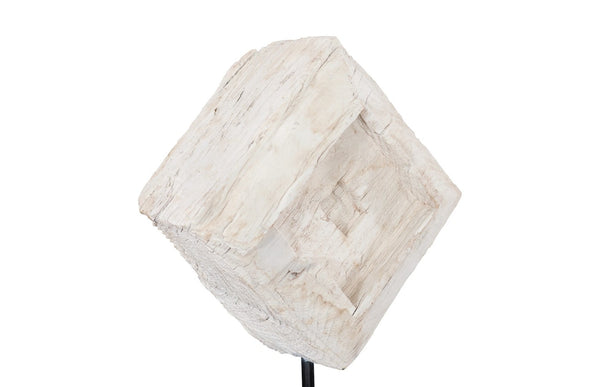 Phillips Collection Eroded Wood Block on Stand - Unique Nature-Inspired Sculpture for Modern Coastal Decor Accents ID102135