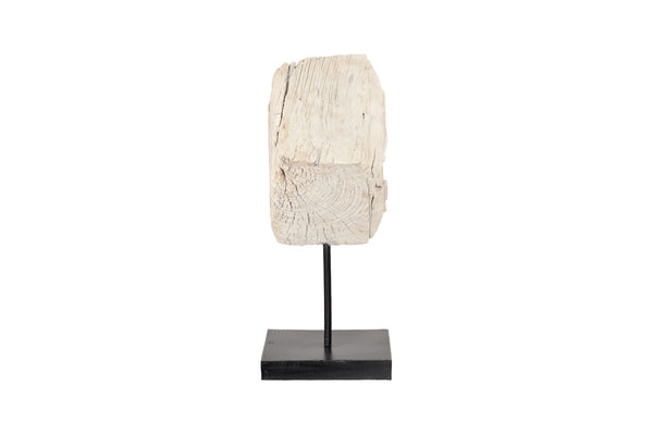 Phillips Collection Eroded Wood Block on Stand - Unique Nature-Inspired Sculpture for Modern Coastal Decor Accents ID102135