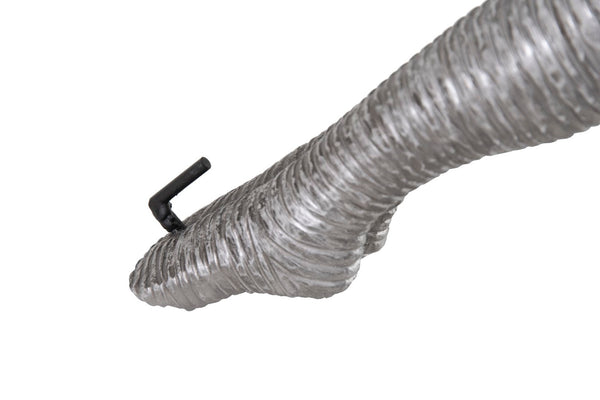 Phillips Collection Diving Wall Sculpture - Small Aluminum Art Piece With Unique Textured Finish For Modern Décor Gray,Silver Metal ,Aluminum Id103556