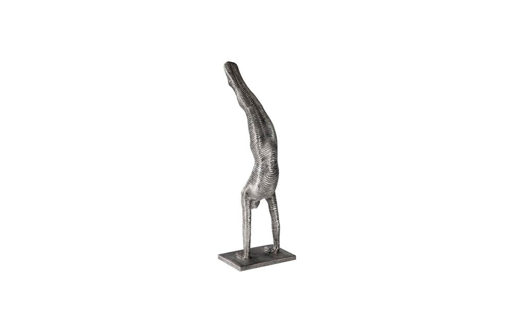 Phillips Collection Handstand Sculpture – Striking Aluminum Art Piece Showcasing Athletic Grace for Modern Interiors Small ID105376