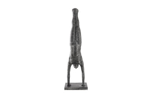 Phillips Collection Handstand Sculpture - Striking Aluminum Art Piece Showcasing Athletic Elegance And Modern Design Silver Metal ,Aluminum Id105377