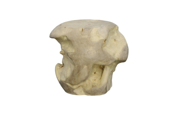 Phillips Collection Teak Wood Ball Sculpture - Unique Art Piece With Natural Elegance For Organic Home Decor Accents Off White Wood ,Teak Id111476