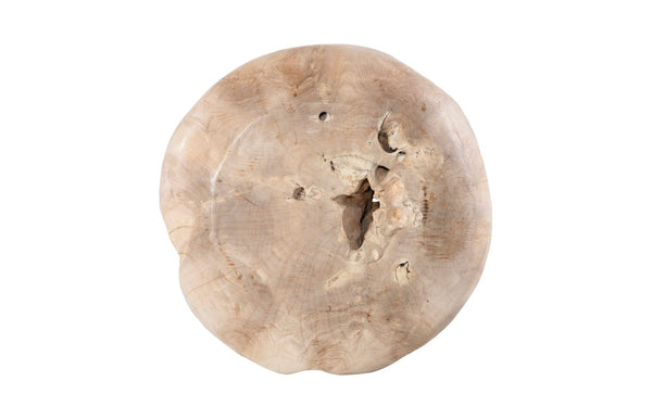 Phillips Collection Teak Wood Ball Sculpture - Unique Art Piece With Natural Elegance For Organic Home Decor Accents Off White Wood ,Teak Id111478