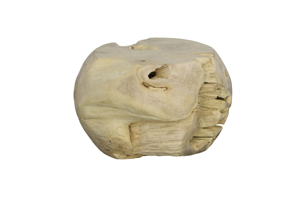 Phillips Collection Teak Wood Ball Sculpture - Unique Art Piece With Natural Elegance For Organic Home Decor Accents Off White Wood ,Teak Id111478