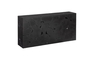 Phillips Collection Teak Slice Console Table - Exquisite Handcrafted Black Wood Design For Modern & Chic Interiors Black Wood ,Teak Id112220