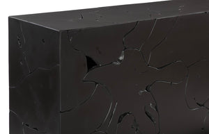 Phillips Collection Teak Slice Console Table - Exquisite Handcrafted Black Wood Design For Modern & Chic Interiors Black Wood ,Teak Id112220