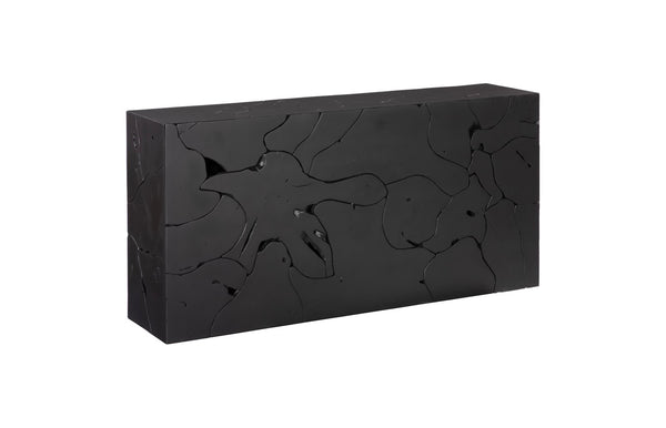 Phillips Collection Teak Slice Console Table - Exquisite Handcrafted Black Wood Design For Modern & Chic Interiors Black Wood ,Teak Id112220