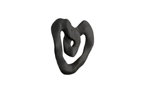 Phillips Collection Swirl Wall Tile - Modern Organic Decor with Playful Charm for Stunning Home Interiors and Galleries Teak Wood, Assorted, Black ID112232