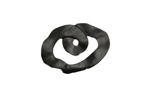 Phillips Collection Swirl Wall Tile - Modern Organic Decor with Playful Charm for Stunning Home Interiors and Galleries Teak Wood, Assorted, Black ID112232