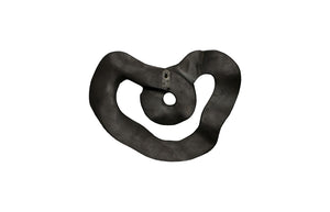 Phillips Collection Swirl Wall Tile - Modern Organic Decor with Playful Charm for Stunning Home Interiors and Galleries Teak Wood, Assorted, Black ID112232