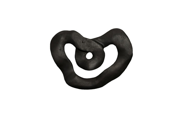 Phillips Collection Swirl Wall Tile - Modern Organic Decor with Playful Charm for Stunning Home Interiors and Galleries Teak Wood, Assorted, Black ID112232