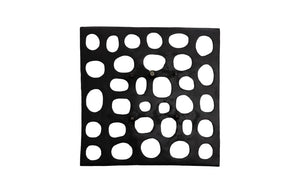 Phillips Collection Polka Dot Wall Tile, Black - Handcrafted Resin Sculpture For Stunning Accent Walls & Gallery Displays Black Resin Id112735
