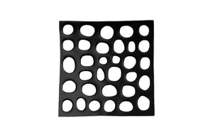 Phillips Collection Polka Dot Wall Tile, Black - Handcrafted Resin Sculpture For Stunning Accent Walls & Gallery Displays Black Resin Id112735