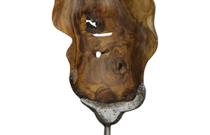 Phillips Collection Metallurgy Wood Sculpture - Exquisite Artisan Craftsmanship, Unique Suar Wood Design For Elegant Spaces Brown Wood ,Suar Id112794