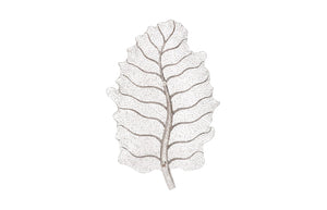 Phillips Collection Metallurgy Leaf Wall Art - Stunning Stainless Steel Decor With Unique Texture & Elegant Design Silver Metal ,Stainless Steel Id113684