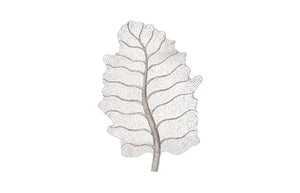 Phillips Collection Metallurgy Leaf Wall Art - Stunning Stainless Steel Decor With Unique Texture & Elegant Design Silver Metal ,Stainless Steel Id113684