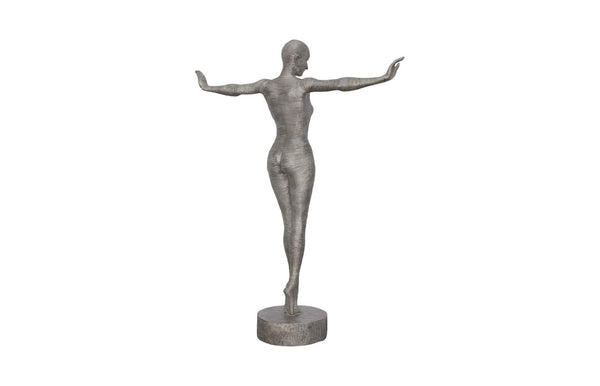 Phillips Collection Outstretched Arms Standing Sculpture - Striking Modern Aluminum Art for Contemporary Spaces ID113922