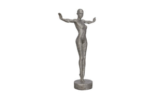 Phillips Collection Outstretched Arms Standing Sculpture - Striking Modern Aluminum Art for Contemporary Spaces ID113922