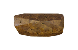 Phillips Collection Prism Console Table - Handcrafted Teak Wood Artistry For Contemporary And Industrial Design Styles Brown Wood ,Teak Id114656