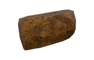 Phillips Collection Prism Console Table - Handcrafted Teak Wood Artistry For Contemporary And Industrial Design Styles Brown Wood ,Teak Id114656